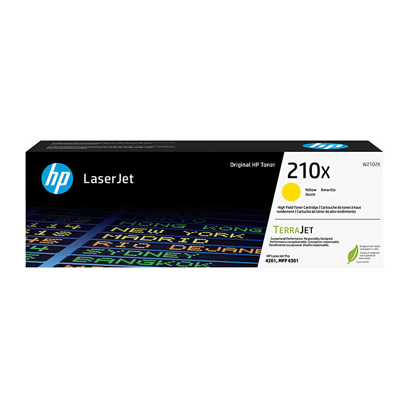 Genuine HP 210X Yellow W2102X Toner Cartridge