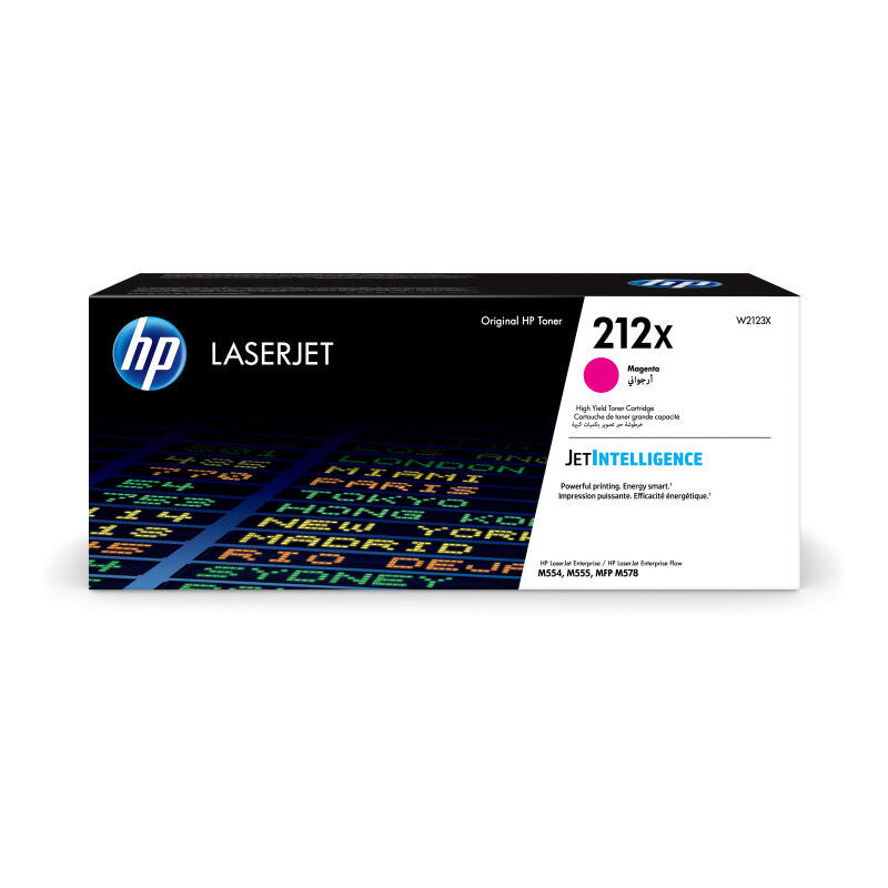 Genuine HP 212X W2123X Magenta Toner Cartridge