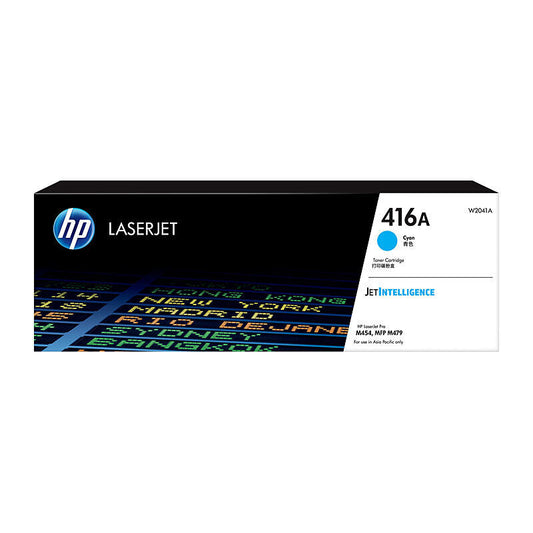Genuine HP W2041A (416A) Cyan Toner Cartridge