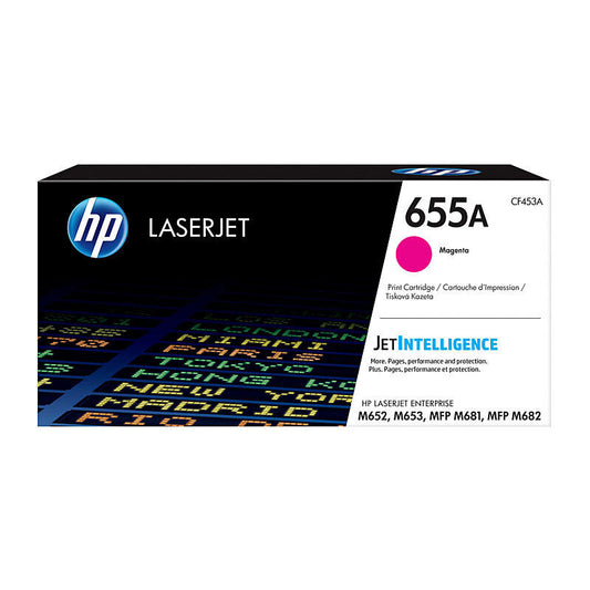 Genuine HP CF453A (655A) Magenta Toner Cartridge