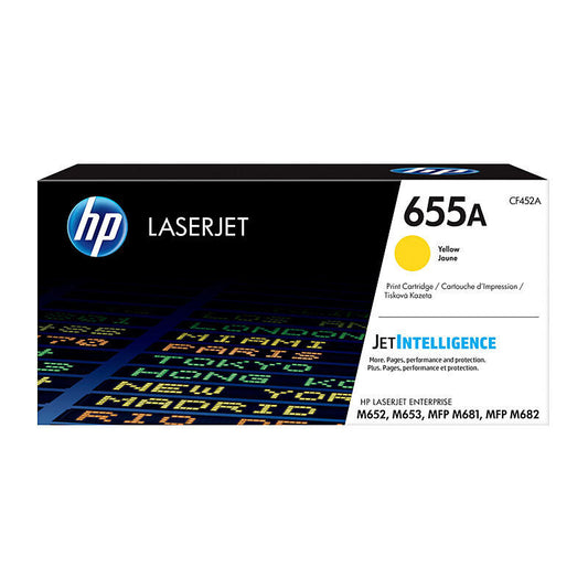 Genuine HP CF452A (655A) Yellow Toner Cartridge