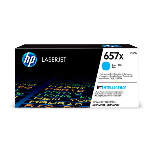 Genuine HP CF471X (657X) Cyan Toner Cartridge