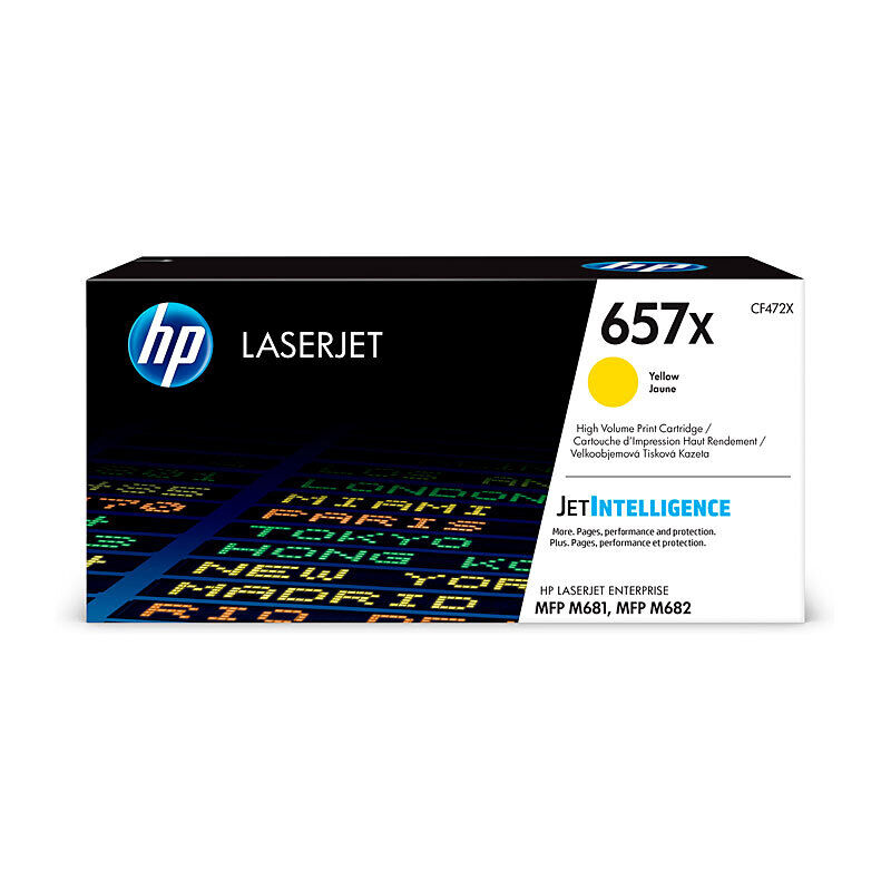 Genuine HP CF472X (657x) Yellow Toner Cartridge