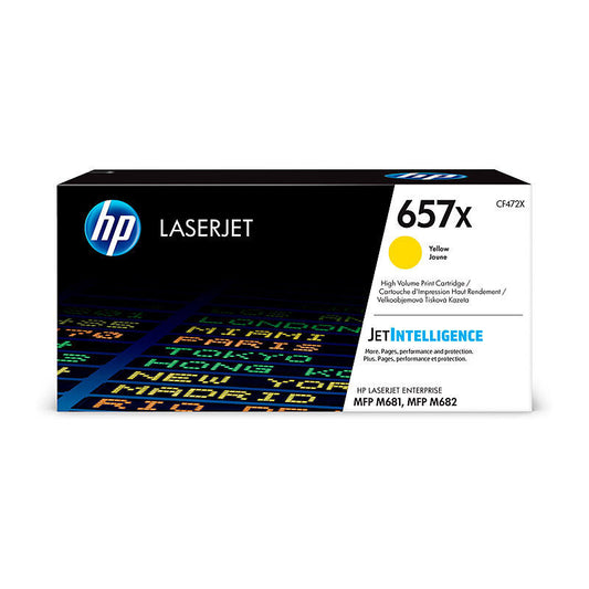 Genuine HP CF472X (657x) Yellow Toner Cartridge