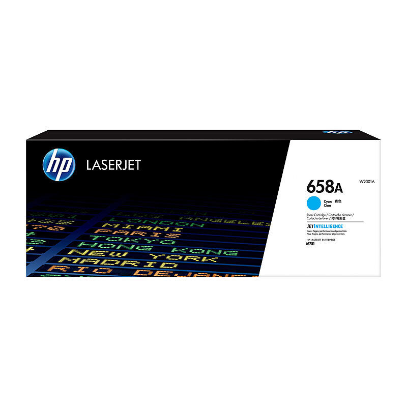 Genuine HP 658A Cyan W2001A Toner Cartridge