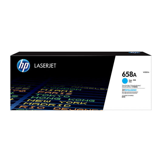 Genuine HP 658A Cyan W2001A Toner Cartridge