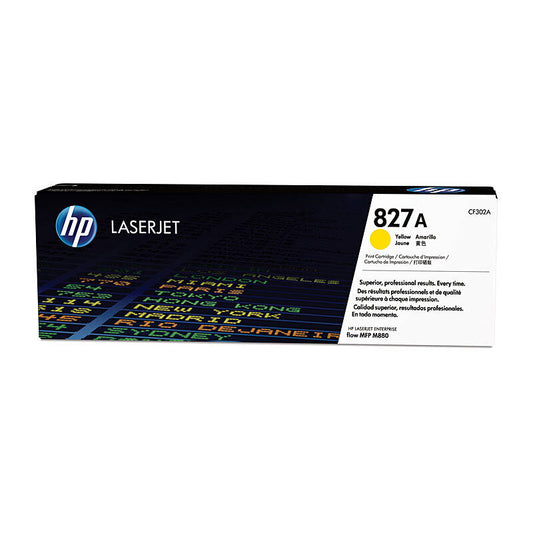 Genuine HP CF302A (827A) Yellow Toner Cartridge