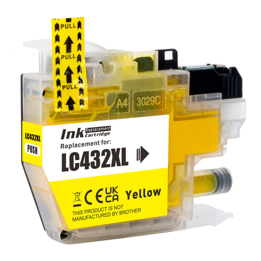 Compatible Brother LC432XLY Yellow
