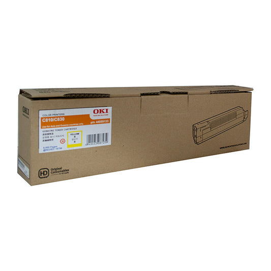 Genuine OKI 44059133 Yellow Toner Cartridge