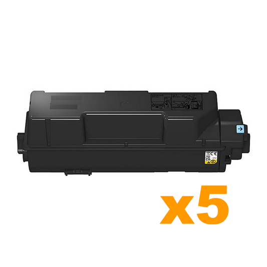 5 x Compatible Kyocera TK1264 Black Toner Cartridges