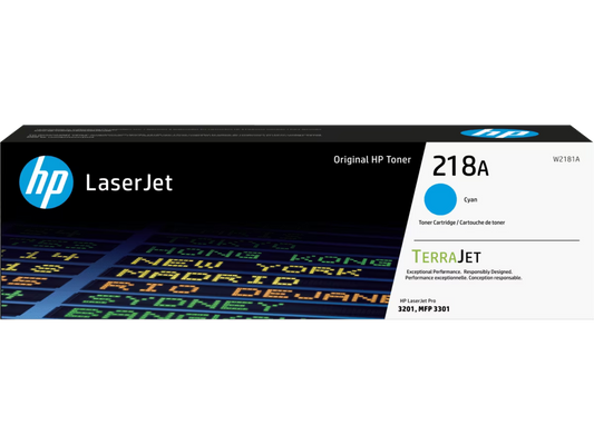 Genuine HP 218A Cyan W2181A Toner Cartridge