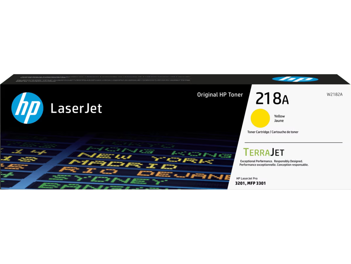 Genuine HP 218A Yellow W2182A Toner Cartridge