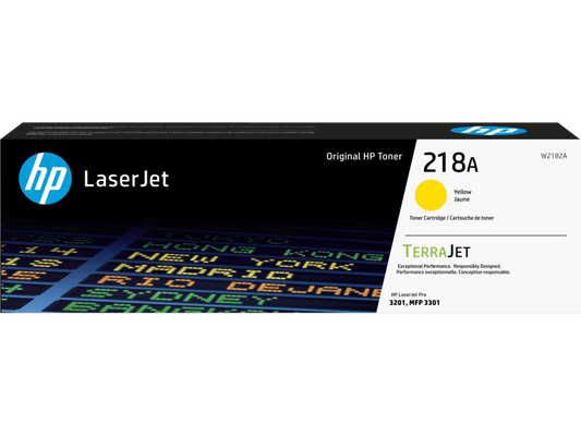 Genuine HP 218A Yellow W2182A Toner Cartridge