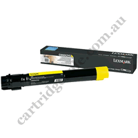 Genuine Lexmark C950X2YG Yellow Toner Cartridge