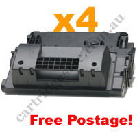 4 x Compatible HP 64X (CC364X) Black Toner Cartridge FreePostage