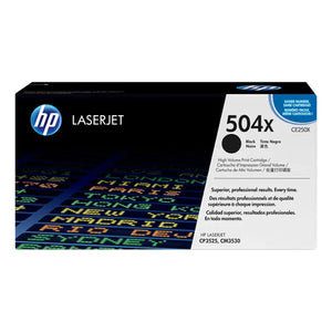 Genuine HP 504X Black CE250X High Yield Toner Cartridge