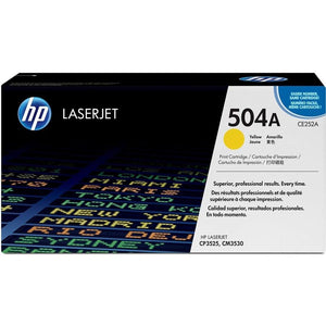 Genuine HP 504A Yellow CE252A Toner Cartridge