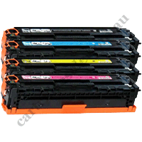 A Set Compatible HP 210X Toner Cartridges B/C/M/Y