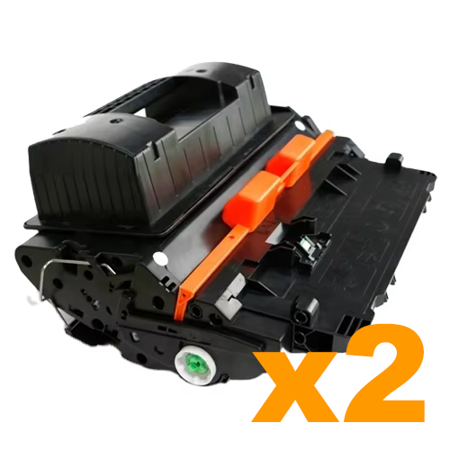 2 x Compatible HP 90X (CE390X) Black Toner Cartridge