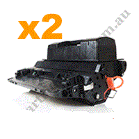 2 x Compatible HP 90A (CE390A) Black Toner Cartridge FreePostage