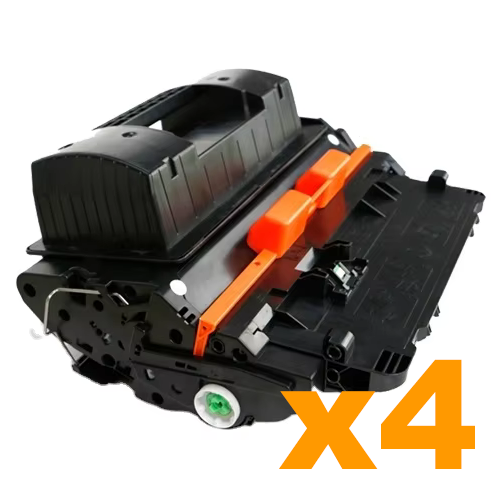 4 x Compatible HP 90X (CE390X) Black Toner Cartridge