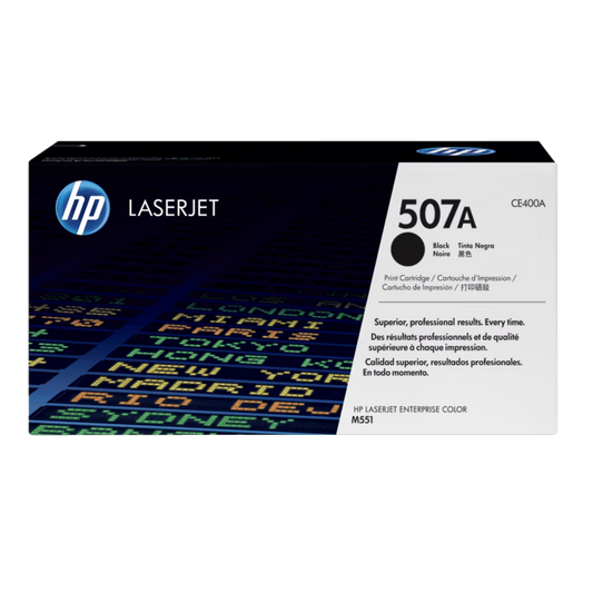 Genuine HP 507A Black CE400A Toner Cartridge