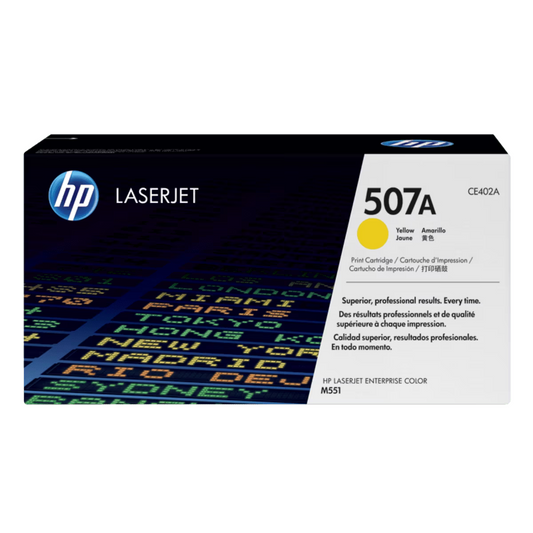 Genuine HP 507A Yellow CE402A Toner Cartridge