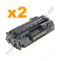2 x Compatible HP 80X (CF280X) Black Toner Cartridge FreePostage