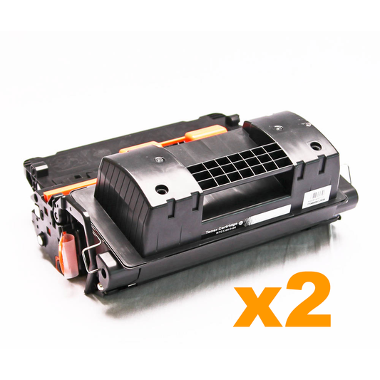 2 x Compatible HP CF281X (81X) Black Toner Cartridge