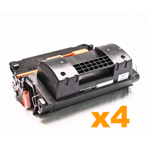 4 x Compatible HP CF281X (81X) Black Toner Cartridge