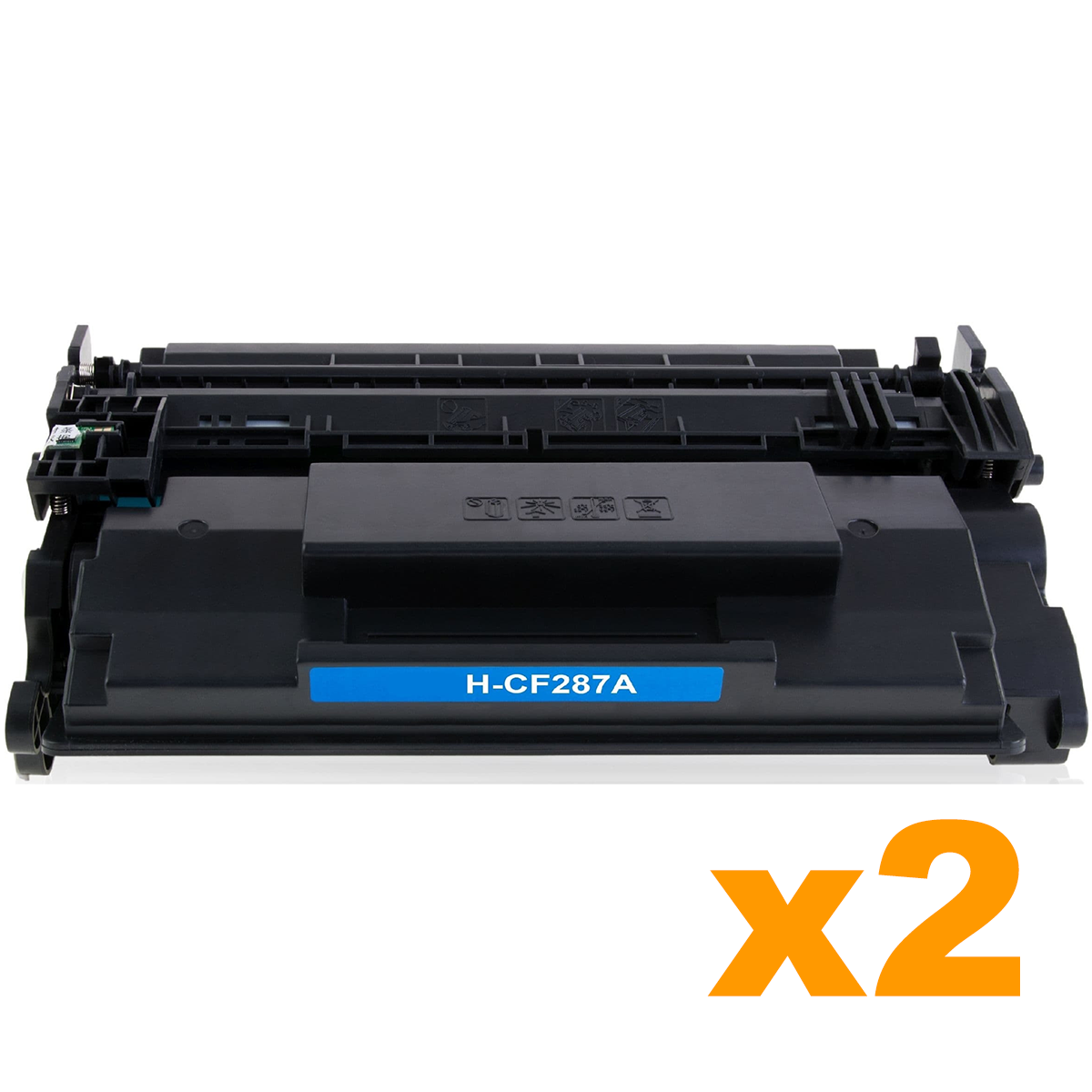 2 x Compatible HP CF287A 87A Black Toner Cartridge