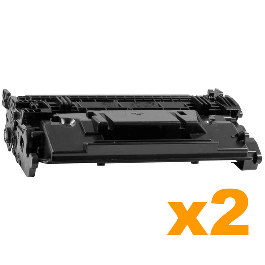 2 x Compatible HP 89A Black CF289A Toner Cartridge