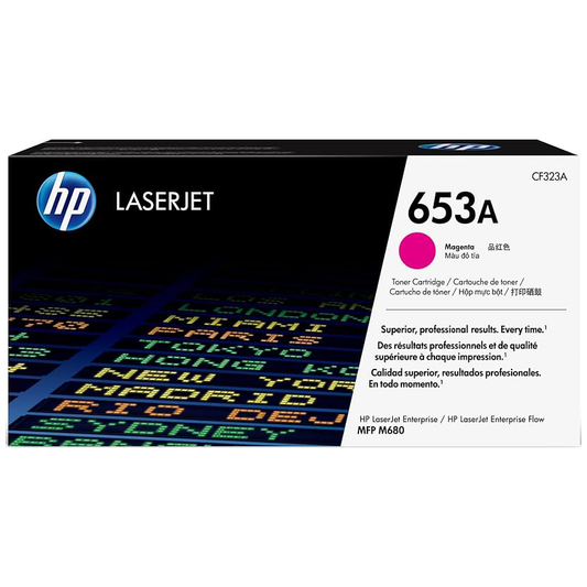 Genuine HP CF323A (653A) Magenta Toner Cartridge
