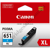 Genuine Canon CLI651XLC High Yield Cyan Ink Cartridge