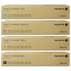 A Set Genuine Xerox CT201370-CT201373 Toner Cartridges