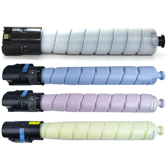 A Set Compatible Fuji Xerox CT202634-CT202637 Toner Cartridges