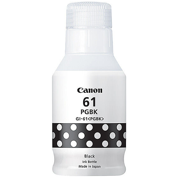 Genuine Canon GI61PGBK Black Ink Bottle
