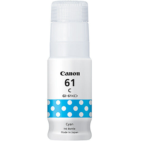 Genuine Canon GI61C Cyan Ink Bottle