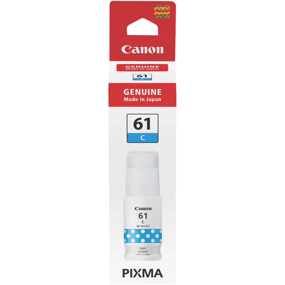 Genuine Canon GI61C Cyan Ink Bottle