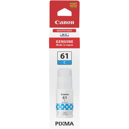 Genuine Canon GI61C Cyan Ink Bottle