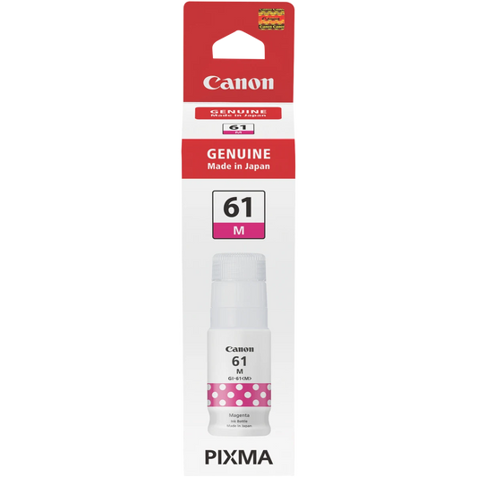 Genuine Canon GI61M Magenta Ink Bottle
