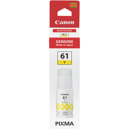 Genuine Canon GI61Y Yellow Ink Bottle