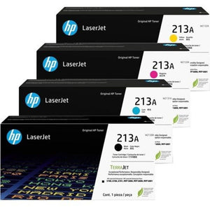 A Set Genuine HP 213A Toner Cartridges BCMY
