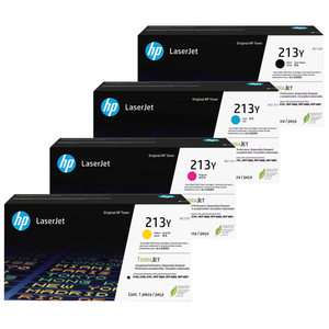 A Set Genuine HP 213Y Toner Cartridges BCMY