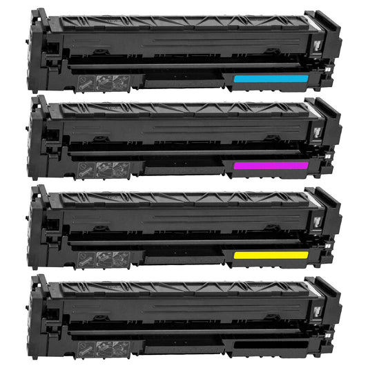 A Set Compatible HP 215A Toner Cartridges BCMY