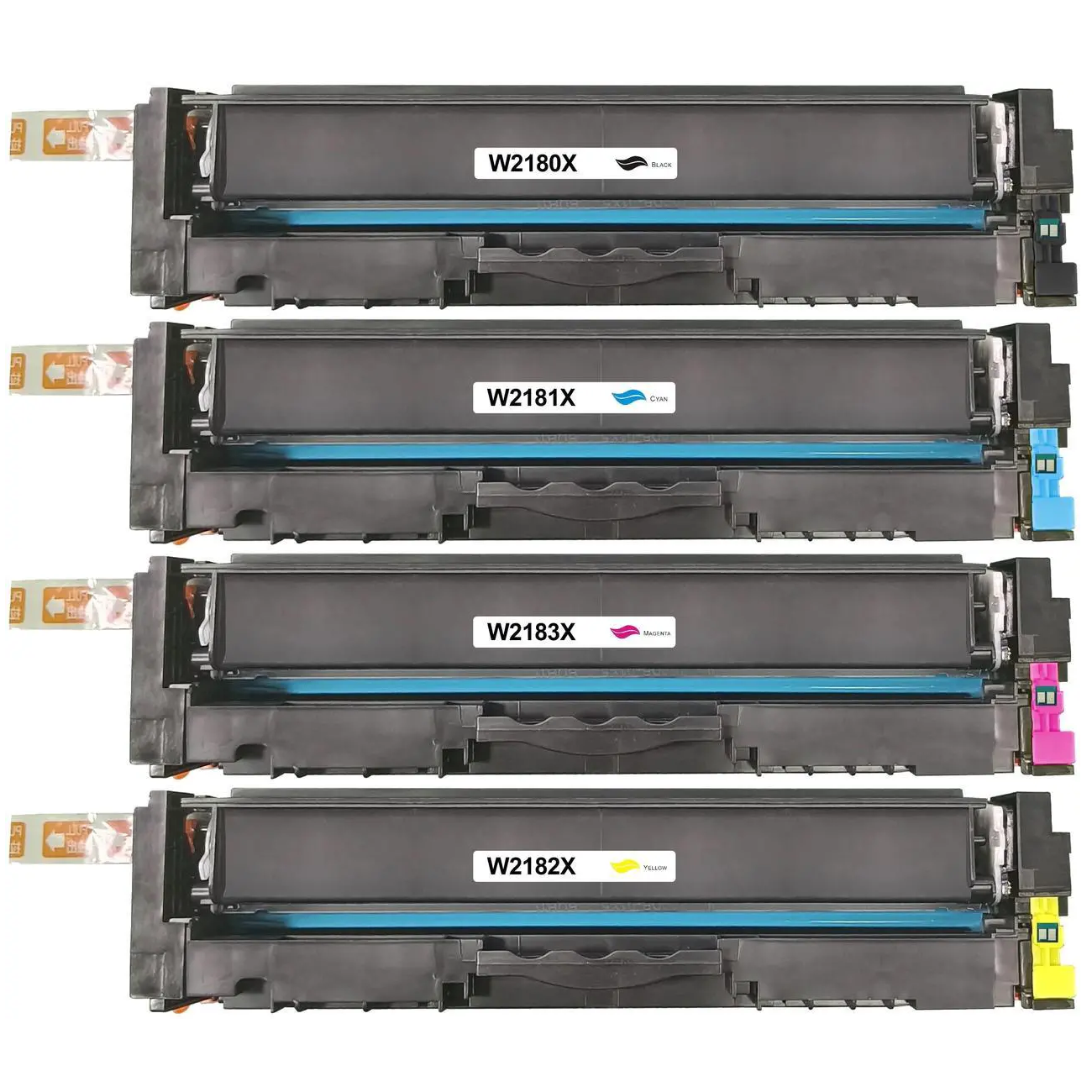 A Set Compatible HP 218X Toner Cartridges BCMY