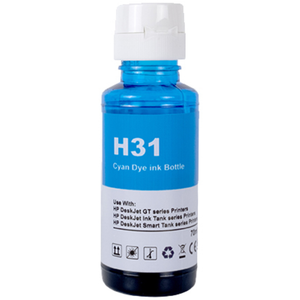 Compatible HP 31 (1VU26AA) Cyan Ink Bottle
