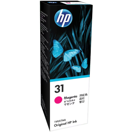 Genuine HP 31 (1VU27AA) Magenta Ink Bottle