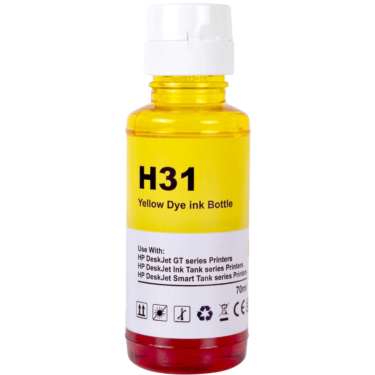 Compatible HP 31 (1VU28AA) Yellow Ink Bottle