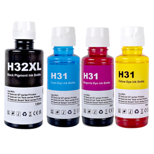 A Set Compatible HP 32XL 31 B/C/M/Y Ink Bottles